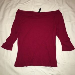 3/4 Sleeve Valentine Scoop Neck Shirt